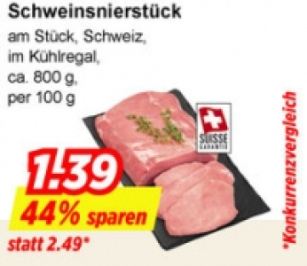 Denner  Schweinsnierstück