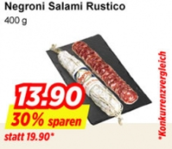 Negroni Salami Rustico
