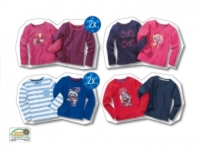 Langarmshirts, 2er