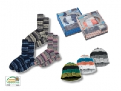 Socken-Strick-/Mutzen-Hakel-Set
