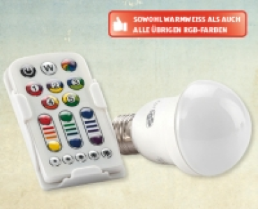 MÜLLER LICHT LED-RGB-Plus-Lampe mit Fernbedienung