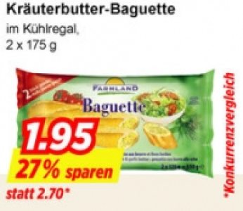 Kräuterbutter-Baguette