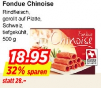 Fondue Chinoise CHF 28.00
