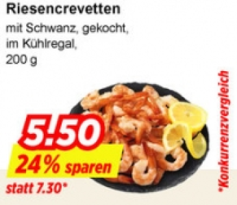 Riesencrevetten CHF 5.50