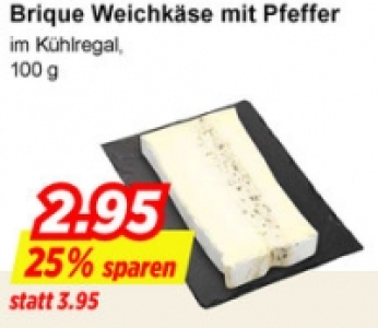 Brique Weichkäse mit Pfeffer