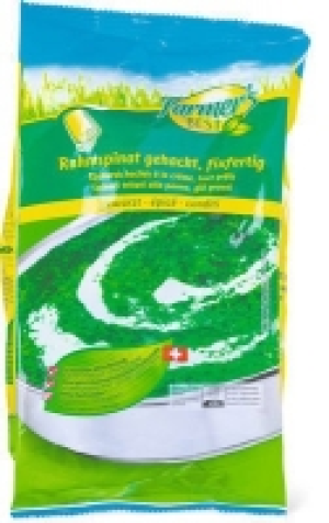 Farmers Best Rahmspinat oder Gartenerbsen CHF&nbsp;3.90
