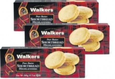 Walkers Highlanders, Chocolate Chip oder Chocolate Chunk Biscuits im 3