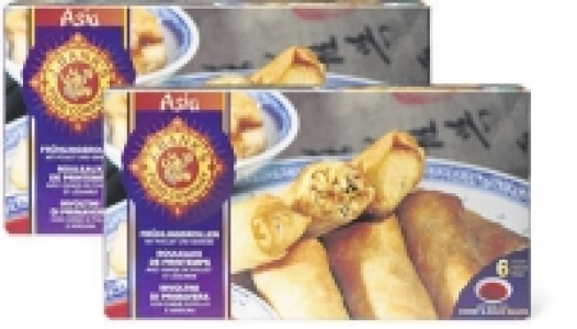 J. Banks Fr&uuml;hlingsrollen mit Gem&uuml;se oder Poulet im Duo-Pack