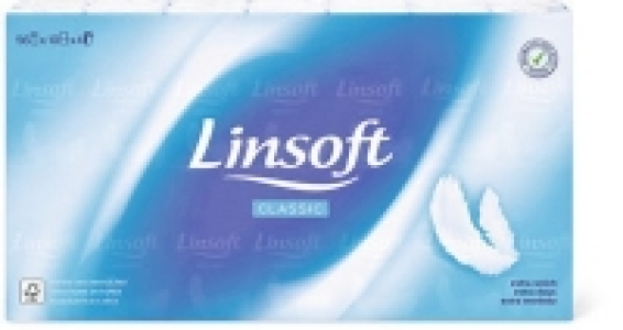 Linsoft und Kleenex Taschen- und Kosmetiktücher in Mehrfachpackungen