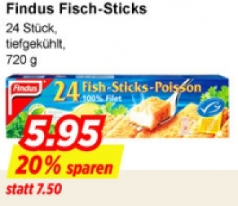 Findus Fisch-Sticks CHF 5.95