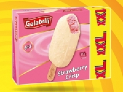 Glace mit Erdbeer Crisp XXL 8er