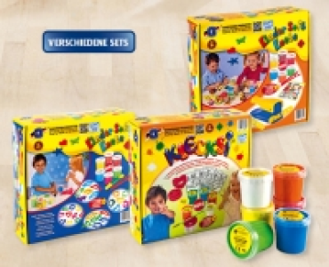 Kinder-Soft-Knete-/Klecksi-Malfarben-Set