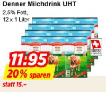 Denner Milchdrink UHT CHF 11.95