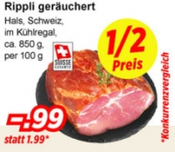 Rippli ger&auml;uchert CHF&nbsp;1.99