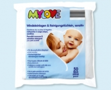 MYLOVE Windeleinlagen und Reinigungst&uuml;chlein
