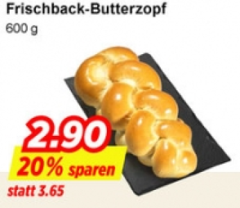 Frischback-Butterzopf CHF 2.90