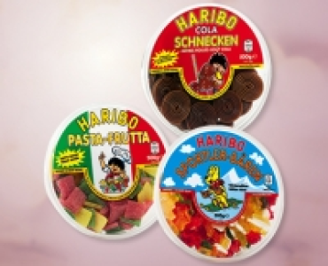 HARIBO Cola Schnecken/Pasta-Frutta/Sportler-Bären