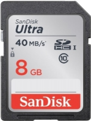 SanDisk Ultra 40MB/s SDHC 8 GB