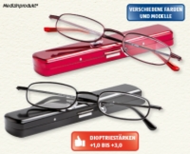 MODERN-OPTIC Lesehilfe mit Metalletui