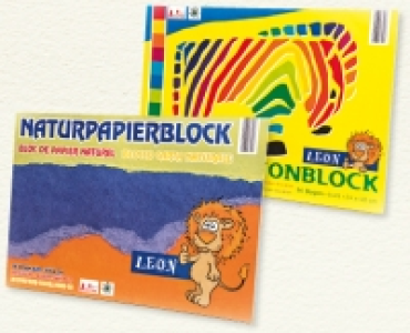 LEON Naturpapier-/Farbkartonblock CHF 3.99
