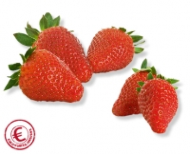 Erdbeeren in Herzschale