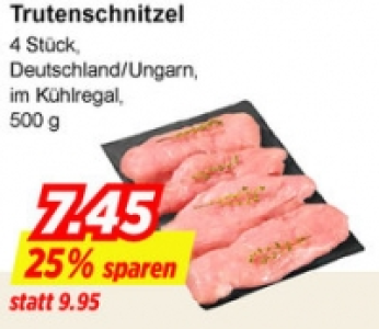 Trutenschnitzel CHF 7.45