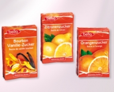 BELLA Bourbon Vanille-/Zitronen-/Orangenzucker