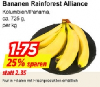 Bananen Rainforest Alliance CHF 1.75