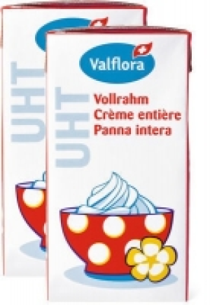 Valflora Vollrahm UHT im Duo-Pack, 2 x 500 ml