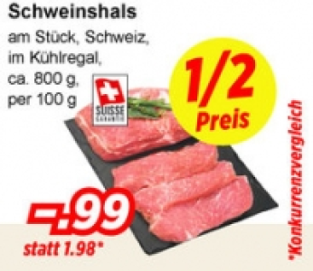 Schweinshals CHF 1.98