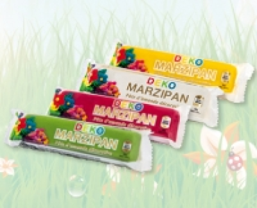 Bunte Deko-Marzipan