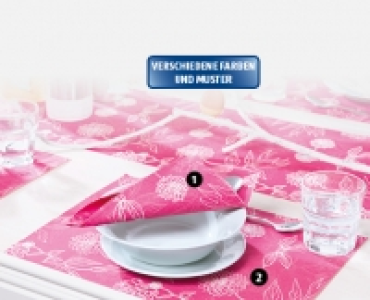 BUFFET Frühlingsservietten/Frühlingstischsets