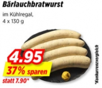 Bärlauchbratwurst CHF 4.95