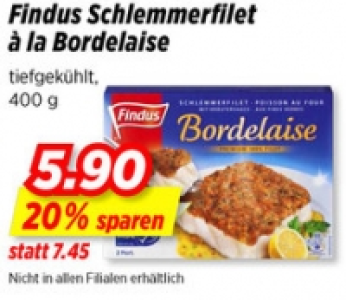 Findus Schlemmerfilet à la Bordelaise CHF 5.90
