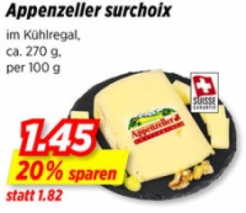Appenzeller surchoix CHF 1.45