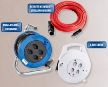 WORKZONE® Schutzkontaktverlängerung/Mini-Kabeltrommel/Kabelbox CHF 19.99