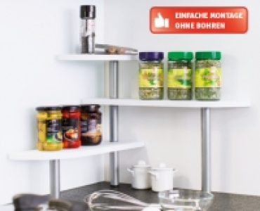 EASY HOME® Kücheneckregal