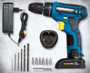 WORKZONE® Lithium-Ionen Akku-Schrauber, 18 V