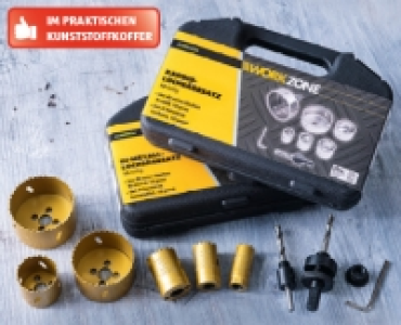 Aldi Suisse  WORKZONE® Lochsägensatz-Set