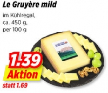Le Gruyère mild CHF 1.39