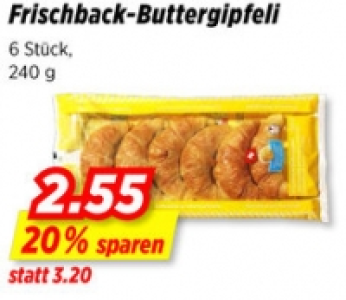 Frischback-Buttergipfeli CHF 2.55