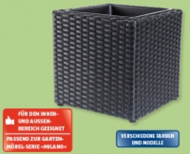 GARDENLINE® Kubisches Pflanzgefäss in Rattan-Optik CHF 14.99