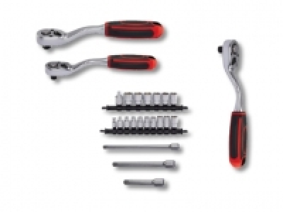 Ratsche/ Steckschlu&Igrave;&circ;ssel-Set