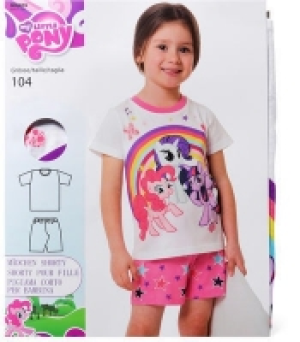 Mädchen Shorty, My little Pony