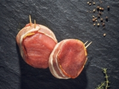 Schweine-M&eacute;daillon mit Speck
