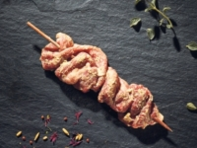 Schweins Welllenspiesse mit Kokos-Curry