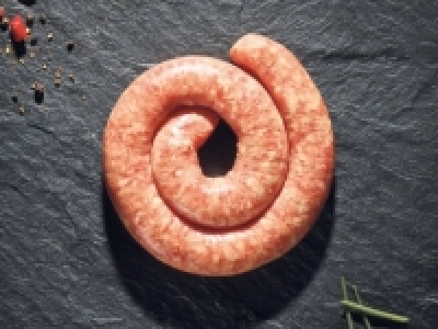 Bratwurstschnecke mit Paprika