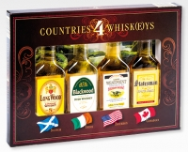 Whisky-Probier-Set, 4-teilig