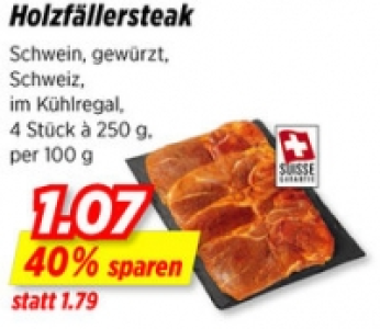 Holzfällersteak CHF 1.07