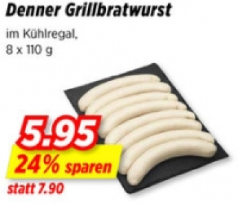 Denner Grillbratwurst CHF 5.95